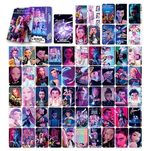 𝗞pop 𝗗emon 𝗛unters Lomo Cards Kpop Karten Fotokarten Saja Boys Huntrix K-pop Rumi Mira Zoey Jinun Fotokartenset Geburtstagsgeschenk für Fans A03 60pcs Cards+32pcs Stickers von Generisch
