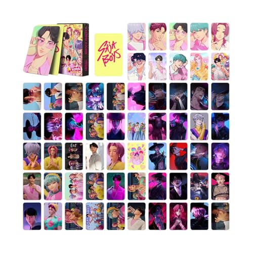 𝗞pop 𝗗emon 𝗛unters Lomo Cards Kpop Karten Fotokarten Saja Boys Huntrix K-pop Rumi Mira Zoey Jinun Fotokartenset Geburtstagsgeschenk für Fans A05 60pcs Cards+32pcs Stickers von Generisch
