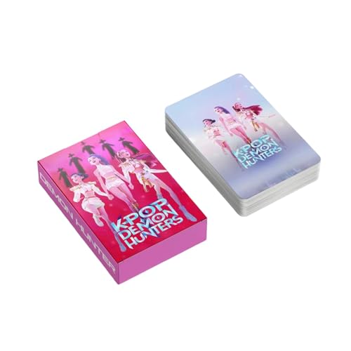 𝗞pop 𝗗emon 𝗛unters Lomo Cards Kpop Karten Fotokarten Saja Boys Huntrix K-pop Rumi Mira Zoey Jinun Fotokartenset Geburtstagsgeschenk für Fans A10 55pcs Cards von Generisch