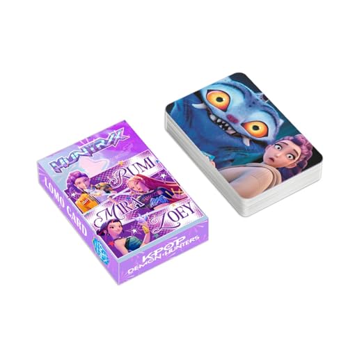 𝗞pop 𝗗emon 𝗛unters Lomo Cards Kpop Karten Fotokarten Saja Boys Huntrix K-pop Rumi Mira Zoey Jinun Fotokartenset Geburtstagsgeschenk für Fans A14 60pcs Cards+36pcs Stickers von Generisch