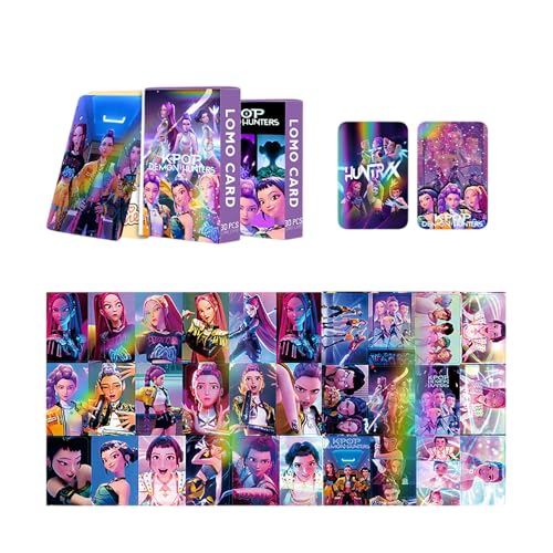 𝐊𝐩𝐨𝐩 𝐃𝐞𝐦𝐨𝐧 𝐇𝐮𝐧𝐭𝐞𝐫𝐬 Saja Boys Lomo Cards Kpop Karten Fotokarten Saja Boys Huntrix K-pop Rumi Mira Zoey Jinun Fotokartenset Geburtstagsgeschenk für Fans 30PCS A06 von Generisch