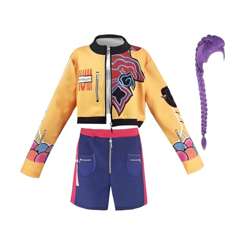 Kpopping Demons Hunters Kostüm Kinder Rumiy 2025 | Rumiy Cosplay | Cosplay-Kostüm-Outfits Mit Perücke | Partygeschenke, Kleidung Für Maskeraden, Auftritte, Fotografie, Abschlussbälle, Halloween Kpopping Demons Hunters Kostüm Kinder Rumiy 2025 | Rumiy Cosplay | Cosplay-Kostüm-Outfits Mit Perücke | Partygeschenke, Kleidung Für Maskeraden, Auftritte, Fotografie, Abschlussbälle, Halloween von Generisch