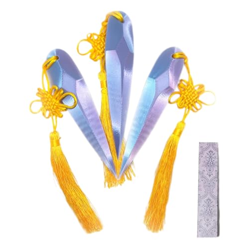 Kpops Dart-Kostüm-Zubehör-Set mit 3/6 Stück, 3D-Druck, Laser-Glanz-Requisiten, Cosplay, Party, Kostüm, Dekorationen, Gedenkspielzeug, Sammlerstück, Spielzeug (6 Stück) von Generisch