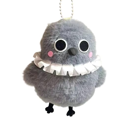 Krähe Stofftier, Krähe Anhänger Puppe | Süße Stofftierpuppe - 15 cm Raben-Plüsch, Krähen-Anhänger, Puppe, Rabenvögel, für Taschenanhänger, Auto-Innenraum-Dekoration Krähe Stofftier, Krähe Anhänger Puppe | Süße Stofftierpuppe - 15 cm Raben-Plüsch, Krähen-Anhänger, Puppe, Rabenvögel, für Taschenanhänger, Auto-Innenraum-Dekoration von Generisch