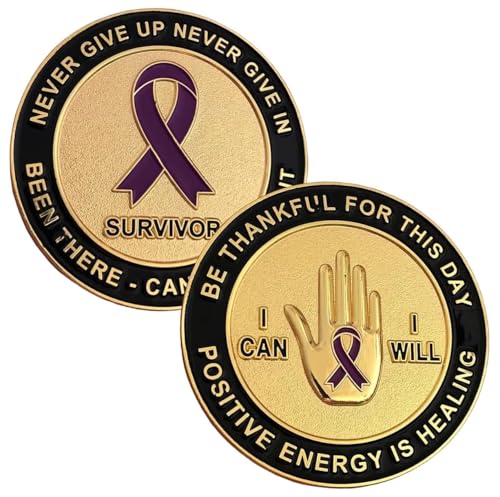 Krebs-Bewusstseins-Überlebens-Herausforderungsmünze, Brustkrebs-Überlebende, Geschenke für Frauen, inspirierende Genesungsmünze, Brustkrebs-Bewusstseinszubehör, Band-Spielsteine für Krebspatienten (1 Krebs-Bewusstseins-Überlebens-Herausforderungsmünze, Brustkrebs-Überlebende, Geschenke für Frauen, inspirierende Genesungsmünze, Brustkrebs-Bewusstseinszubehör, Band-Spielsteine für Krebspatienten (1 von Generisch