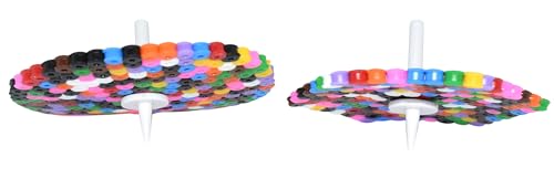 Generisch Kreisel für Bügelperlen | Set 25 Stück | Kunststoff Kreiselhalter | Mehrfarbig | Kind | Spinnender Kreisel Generisch Kreisel für Bügelperlen | Set 25 Stück | Kunststoff Kreiselhalter | Mehrfarbig | Kind | Spinnender Kreisel von Generisch