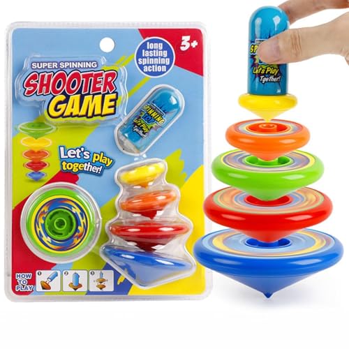 Generisch Kreiselspiel, Spinnings Top Game, Stapel Kreisel Brettspiel Für Familie, Lustiges Kreisel Für Kinder Erwachsene von Generisch