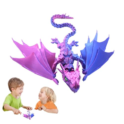 Kristallgeflügelter Drache – Realistisches Kristall-Drachenspielzeug – lindert Stress und Kreativität mit beweglichen Fidget-Spielzeug für Heimdekoration Kristallgeflügelter Drache – Realistisches Kristall-Drachenspielzeug – lindert Stress und Kreativität mit beweglichen Fidget-Spielzeug für Heimdekoration von Generisch