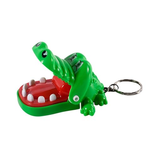 Krokodil beißendes Fingerspiel,Niedliche Krokodil-Flusspferd-Hai-Form-Zahnarzt-Spiele für Kinder - Innovatives Schlüsselanhänger-Spielzeug Alligator Finger Biting Brettspiele für und Mädchen von Generisch