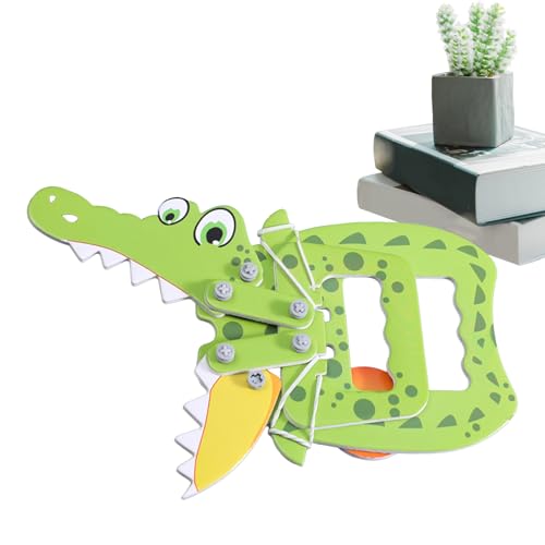 Krokodilspielzeug - Realistische Tiermodelle, Mechanische Krokodil -Spielzeuge | Kleine Bildungsgeschenke für Kinder im Vorschulalter, Alligatorspiele für und Mädchen, Party, Klasse von Generisch