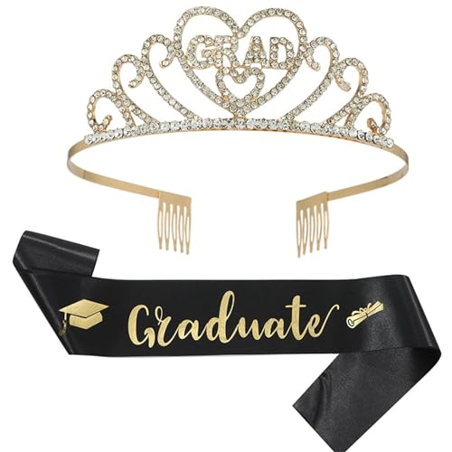 Krone Doktorhut Promotion Bachelor Hut Crown Junggesellenabschied Frauen Deko Doktorhut Bachelor Hut Und Quaste Abschluss Talar Mit Elegante SchäRpenstola FüR Abschlussfeiern Frauen Deko (Black) von Generisch