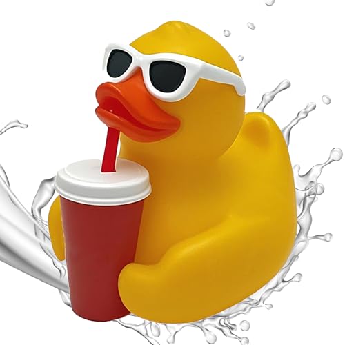 Küken für | Weiche Enten aus Silikon für die Badewanne, kleine Tiere, Geschenk für Neugeborene, Geburtstag, Ostern, Halloween, Schule von Generisch