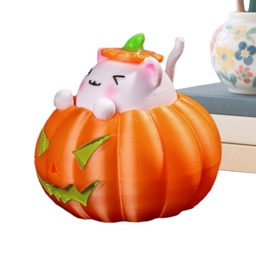Kürbis Stressball | Halloween Spielzeug Zum Drücken - Katzen Deko Aus Harz Für Schulpreise Kinder Geschenkbeutel Belohnungen Karneval von Generisch