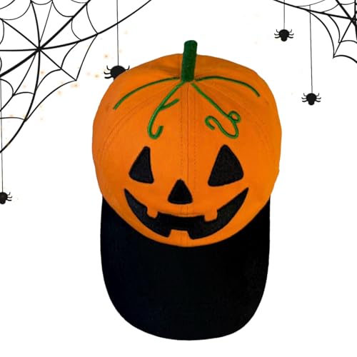 Kürbishut - Halloween Unisex Baseballhut | Funny Party Hats Frauen Männer | Einstellbare Kostümkopfbedeckung Für Männer, Frauen, Teenager & Kinder | Herbstfestival Masquerade Party Accessoire Kürbishut - Halloween Unisex Baseballhut | Funny Party Hats Frauen Männer | Einstellbare Kostümkopfbedeckung Für Männer, Frauen, Teenager & Kinder | Herbstfestival Masquerade Party Accessoire von Generisch