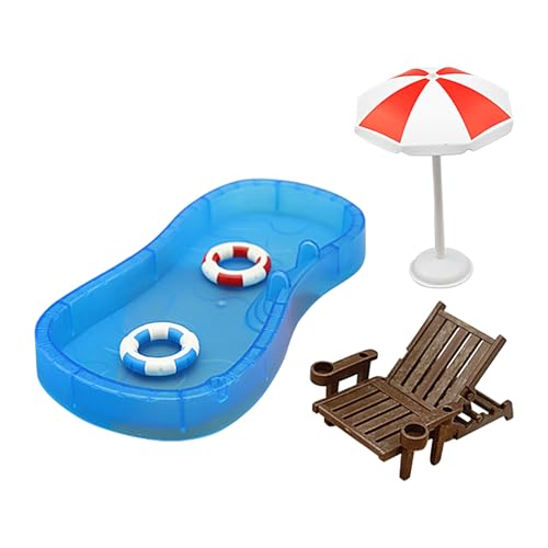 Küstenstuhl - Strandstil Miniatur, Ornament Zubehör | Kleine Stranddekorationen, Realistische Schwimmring Bastelset, Puppenhäuser Sommer Szene Display, Meer Thema Dekoration für Heimprojekte Küstenstuhl - Strandstil Miniatur, Ornament Zubehör | Kleine Stranddekorationen, Realistische Schwimmring Bastelset, Puppenhäuser Sommer Szene Display, Meer Thema Dekoration für Heimprojekte von Generisch