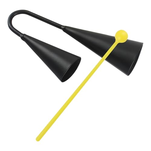 Kuhglocke für Schlagzeug – tragbare, helle Kuhglocken – kompakte ergonomische Handglocken für Musik, Performance, Reisen, Outdoor Kuhglocke für Schlagzeug – tragbare, helle Kuhglocken – kompakte ergonomische Handglocken für Musik, Performance, Reisen, Outdoor von Generisch