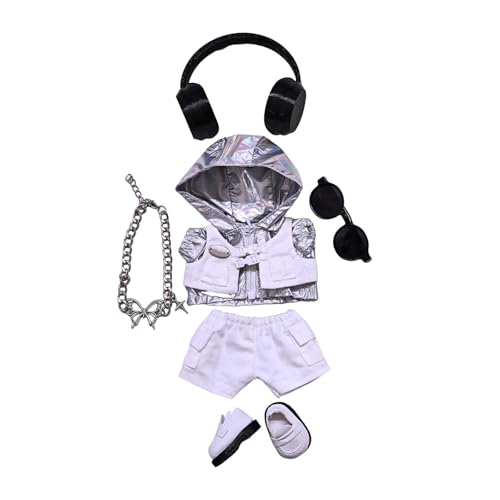 Kunsthandwerk Für Kinder 4-6 Mädchen Kleidung für Puppen (Keine Puppe) Handgemachte Kleidung für Puppen Outfits für 17cm Sammlerstücke Stilvolle für den Urlaub Tafeln (11x4x4cm) von Generisch