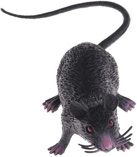 Kunststoff-Ratten-Modell-Figuren, Trick-Requisiten, schwarz, Party- und Scherzartikel, Halloween-Requisiten und Party-Dekorationen, Ornamente Kunststoff-Ratten-Modell-Figuren, Trick-Requisiten, schwarz, Party- und Scherzartikel, Halloween-Requisiten und Party-Dekorationen, Ornamente von Generisch