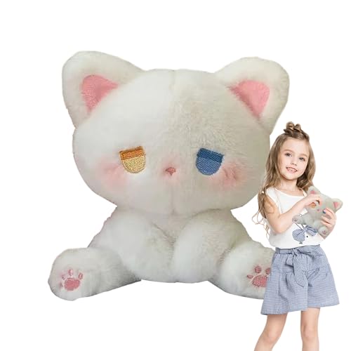 Kuschelndes Spielzeug - Soft Cat Plüsch Puppenspielzeug | Entzückende Plüschkatze | Nette Kätzchenkissenpuppe Geeignet Für Kinder, Schlafzimmerdekor, Geschenke Und Beruhigende Schlaf Gefährten von Generisch
