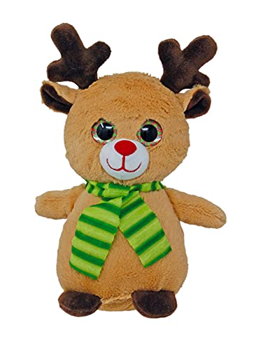 Kuscheltier Weihnachts Plüsch Auswahl Elch, Bär oder Pinguin 23 cm mit Schal, Plüschtiere Elchpuppe Weihnachten Rentier Stofftier Weihnachtsplüsch Geschenk Hirsch Plüschtier Stofftier Deko (Elch) Kuscheltier Weihnachts Plüsch Auswahl Elch, Bär oder Pinguin 23 cm mit Schal, Plüschtiere Elchpuppe Weihnachten Rentier Stofftier Weihnachtsplüsch Geschenk Hirsch Plüschtier Stofftier Deko (Elch) von FOXCUP
