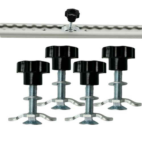 L Gleise Rail Heavy Duty - Anti -Slip, Schienenzubehör | Schraubenpunkte LKW -Flugzeug, Lagerhäuser Garage Fahrzeug Austausch und Ausrüstungssystem -Montage -Lösung Hardware -Teile von Generisch