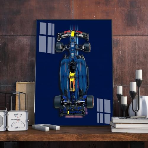 LE*GO Technic 42206 Red Bull RB20 F1, kompatibel mit Lego Auto Display, Geschenkideen für Lego Wandeinbaubegeisterte, nur Platine (Stil A) von Generisch