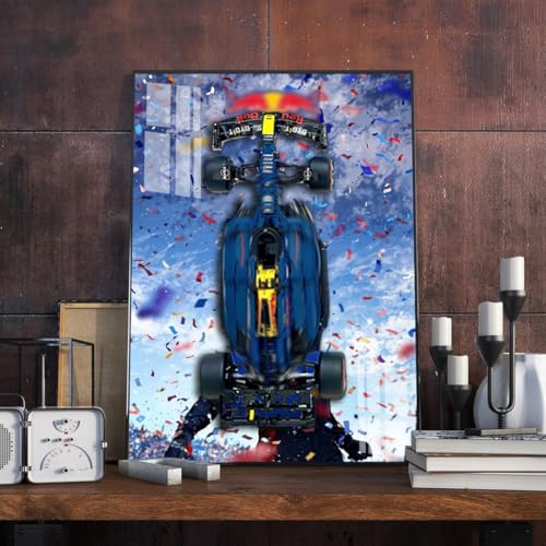LE*GO Technic 42206 Red Bull RB20 F1, kompatibel mit Lego Auto Display, Geschenkideen für Lego Wandeinbaubegeisterte, nur Platine (Stil F) von Generisch