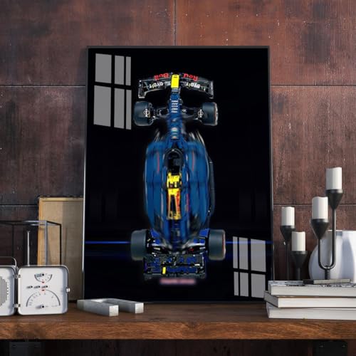 LE*GO Technic 42206 Red Bull RB20 F1, kompatibel mit Lego Auto Display, Geschenkideen für Lego Wandeinbaubegeisterte, nur Platine (Stil G) von Generisch