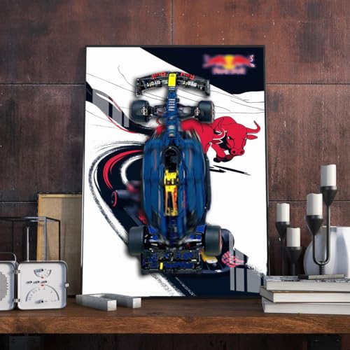 LE*GO Technic 42206 Red Bull RB20 F1, kompatibel mit Lego Auto Display, Geschenkideen für Lego Wandeinbaubegeisterte, nur Platine (Stil J) von Generisch