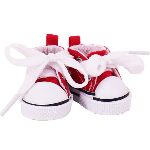 La Puppenschuhe Puppenkleidungs für 6,7 Zoll (17 cm) Bu Mini süße Modeschuhe, Anziehschuhe DIY-Puppenzubehör Ersatz Mädchen Jungen (Keine Puppe) von Generisch
