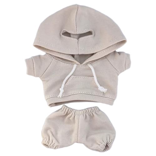 Labubu Puppenkleidung Hoodie Set für 17cm Figuren Lässiges Freizeit Outfit mit Kapuzenpullover Modisches Kostüm für Puppen Bequeme Verkleidung für Kinder Geschenkidee für Labubu Fans Labubu Puppenkleidung Hoodie Set für 17cm Figuren Lässiges Freizeit Outfit mit Kapuzenpullover Modisches Kostüm für Puppen Bequeme Verkleidung für Kinder Geschenkidee für Labubu Fans von Generisch