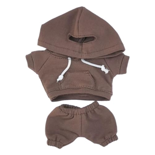 Labubu Puppenkleidung Hoodie Set für 17cm Figuren Lässiges Freizeit Outfit mit Kapuzenpullover Modisches Kostüm für Puppen Bequeme Verkleidung für Kinder Geschenkidee für Labubu Fans Labubu Puppenkleidung Hoodie Set für 17cm Figuren Lässiges Freizeit Outfit mit Kapuzenpullover Modisches Kostüm für Puppen Bequeme Verkleidung für Kinder Geschenkidee für Labubu Fans von Generisch