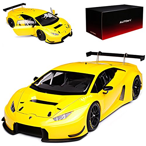 Lamborgihini Huracan GT3 Coupe Gelb 81528 1/18 AutoArt Modell Auto von Generisch