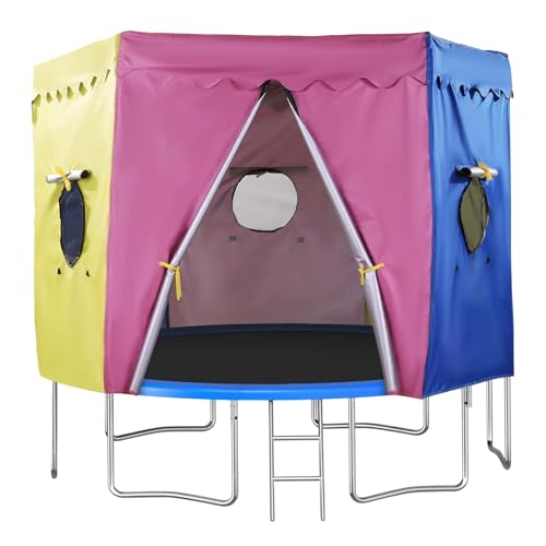 Langlebiges Trampolin Zelt | Aus Stabilem Oxford Stoff | Für Outdoor Aktivitäten | Ideal Für Kinder Partys von Generisch