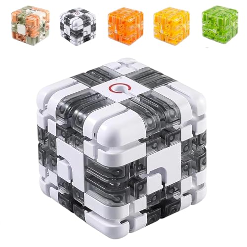 Large 3D Labyrinth Cube Puzzle, 3D Magic Cube Maze Ball Puzzle, Spatial Awareness Brain Training Toy, Stress Relief Educational Toys for Teenagers and Adults (Style-B) von Generisch