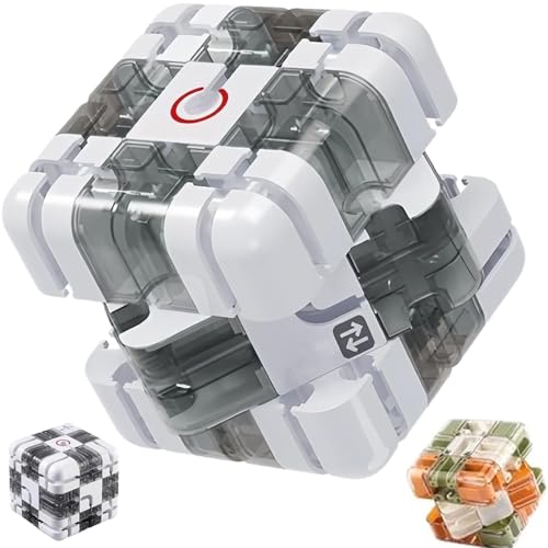 Large Labyrinth 3D Maze Cube – Engaging Brain Teaser Toy for Adults & Teens, High-Difficulty Puzzle for Stress Relief, Spatial Awareness & Logic Development (B) von Generisch