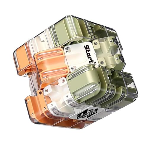 Large Labyrinth 3D Puzzles Maze Cube, 2-in-1 Kugellabyrinth Zauberwürfel Spielzeug zum Stressabbau, Gehirntraining, Lernspiel-Geschenk für Erwachsene und Jugendliche (Normal) von Generisch