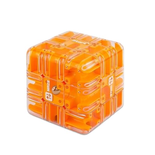 Large Labyrinth 3D Puzzles Maze Cube, Engaging Brain Teaser Toy, Spatial Awareness Brain Training Toy, Sharpen Hand-Eye Coordination and Concentration, for Kids and Adults (C) von Generisch