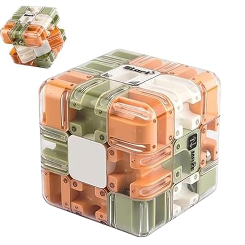 Large Labyrinth 3D Puzzles Maze Cube, Puzzle-Labyrinth-Würfel, Spannendes Denkspiel für Kinder und Erwachsene, Verbesserung der räumlichen Logik und Stressabbau Large Labyrinth 3D Puzzles Maze Cube, Puzzle-Labyrinth-Würfel, Spannendes Denkspiel für Kinder und Erwachsene, Verbesserung der räumlichen Logik und Stressabbau von Generisch