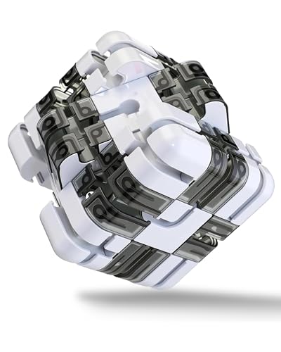 Large Labyrinth 3D Puzzles Maze Cube — 3x3 Handheld Maze Cube with Steel Ball, 2-in-1 Twist & Mazes Brain Teaser for Teen and Adult, A Travel Game That Requires High Thinking (Color-C) von Generisch