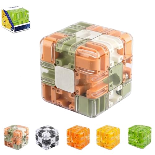 Large Labyrinth 3D Puzzles Maze Cube - Engaging Brain Teaser Toy,Educational Focus Game Gift for Adults Teens,Improve Spatial Recognition and Cultivate Logical Thinking (Normal) von Generisch