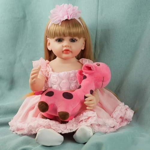 Lebensechte Reborn Babypuppe 20 Zoll für Mädchen – Weicher Stoffkörper & realistisches Design – Perfekt als Sammler- oder Spielzeugpuppe Lebensechte Reborn Babypuppe 20 Zoll für Mädchen – Weicher Stoffkörper & realistisches Design – Perfekt als Sammler- oder Spielzeugpuppe von Generisch