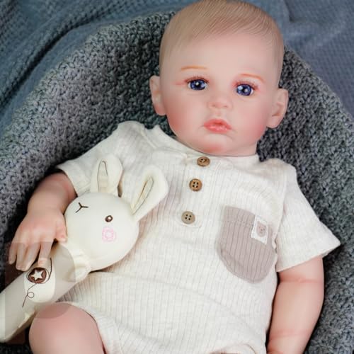 Lebensechte Reborn Babypuppe mit Weichkörper – 18 Zoll Puppe mit Kleidung & Zubehör Kinder & Großeltern Lebensechte Reborn Babypuppe mit Weichkörper – 18 Zoll Puppe mit Kleidung & Zubehör Kinder & Großeltern von Generisch