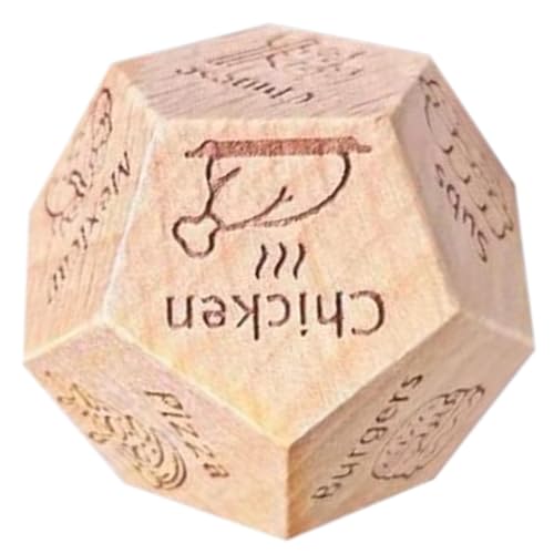 Lebensmittelwürfel – Spielwürfel | 12-seitige Datumswürfel | Paar-Würfel für Lebensmittel, Holzwürfel für Sie und Ihn, Paare, lustige Verabredungsentscheidungswürfel, Dinner-Würfel, Dinner-Würfel Lebensmittelwürfel – Spielwürfel | 12-seitige Datumswürfel | Paar-Würfel für Lebensmittel, Holzwürfel für Sie und Ihn, Paare, lustige Verabredungsentscheidungswürfel, Dinner-Würfel, Dinner-Würfel von Generisch