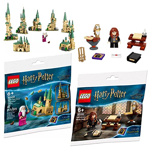 Lego Harry Potter 30392 Hermine Schreibtisch + Lego Harry Potter 30435 Bauen Sie Ihr Schloss von Hogwarts von Generisch
