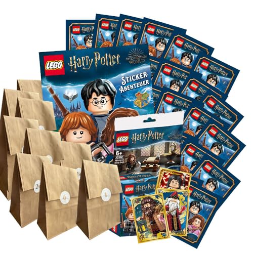 Lego Harry Potter - Reise in die Zauberwelt - Sammelsticker-Adventskalender 2023-24 Überraschungen mit Zusatz von Generisch