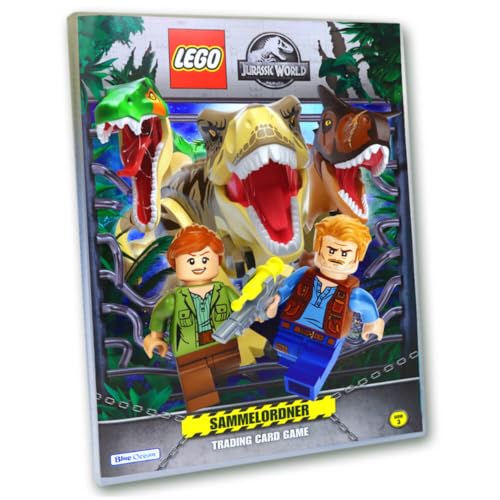 Lego Jurassic World 3 Karten - Sammelkarten Trading Cards (2023) - Sammelkarten - 1 Sammelmappe von Generisch