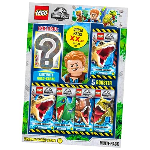 Lego Jurassic World Serie 2 Karten - Trading Cards - 1 Multipack Sammelkarten Bundle von Generisch