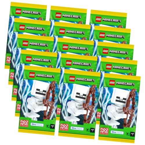 Lego Minecraft Karten Serie 1 - Sammelkarten Trading Cards (2024) - 15 Booster von Generisch