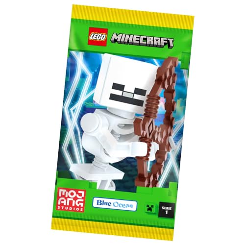 Lego Minecraft Karten Serie 1 - Sammelkarten Trading Cards (2024) - Auswahl (1 Booster) von Generisch